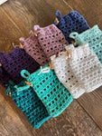 Hand-knit Cotton Soap Pouch