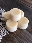Image shows a stack of 3 oz hair conditioner bars.